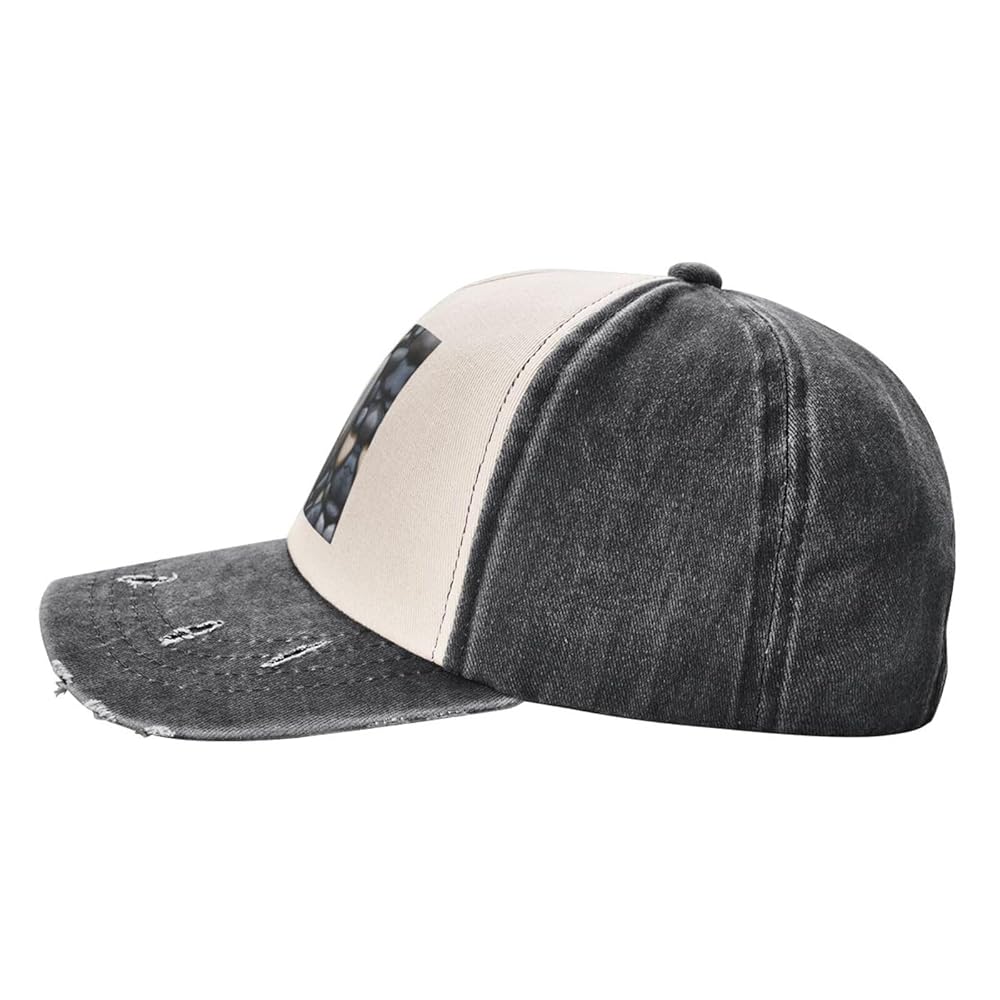 Beach Stone Stylish Faded Denim Baseball Cap-Vintage Washed